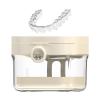 Generic Denture Cleaning Container - Denture Bath Cup | With Mirror and Protective Cover for Bathroom and Travel view 1