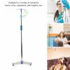 LIZEALUCKY Portable Stainless Steel IV Stand for Travel, Height-Adjustable, Telescoping, with Hooks, Stable Floor-Standing IV Bag Holder for the view 2