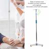 LIZEALUCKY Portable Stainless Steel IV Stand for Travel, Height-Adjustable, Telescoping, with Hooks, Stable Floor-Standing IV Bag Holder for the view 3