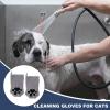 FmtwPhn Pet Washing Gloves - 2X Dog Washing Gloves view 2