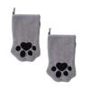 Cat Grooming Gloves, 2-Pack Double-Sided for Long-Haired Cats view 1