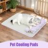 Cooling Mat for Dogs, Cool Dog House with Cushion, Portable Pet Resting Bed for Indoor, Outdoor, Sofa and Kennel view 2