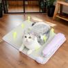 Cooling Mat for Dogs, Cool Dog House with Cushion, Portable Pet Resting Bed for Indoor, Outdoor, Sofa and Kennel view 3
