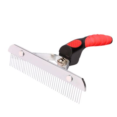 Dog Shedding Rake and Dematting Comb for Cats and Medium to Large Dogs