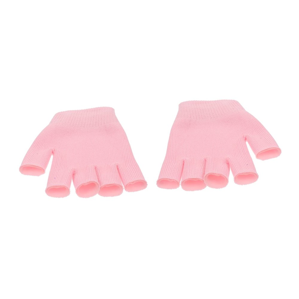 TOVINANNA Moisturizing Gel Gloves for Dry Hands, Fingerless Hand Spa Gloves for Overnight Use