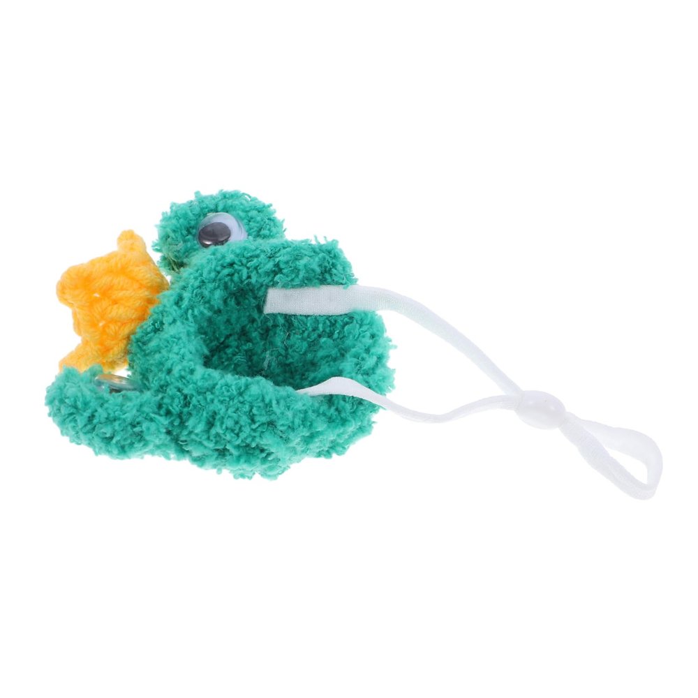 Small Frog-Shaped Pet Hat with Adjustable Strap