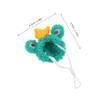 Small Frog-Shaped Pet Hat with Adjustable Strap view 2