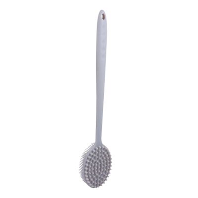 Silicone Bath Brush with Long Handle, Back Scrubber for Shower