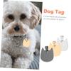 Engraved Dog Tag Pendants, 3-Pack, Stainless Steel, Cat-Shaped view 4