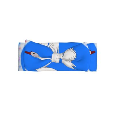 WZYWHJ Baby Headband with Flying White Goose Pattern and Bow