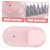 Abaodam Dog Bath Brush, Reusable Pet Shower Brush for Cats view 3