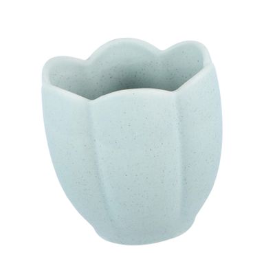 GLEAVI Tulip-Shaped Ceramic Candle Holder for Tealights