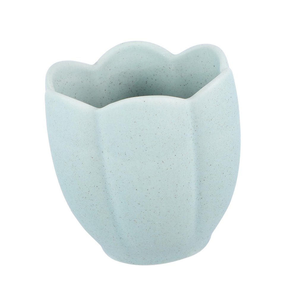 GLEAVI Tulip-Shaped Ceramic Candle Holder for Tealights