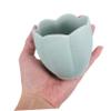 GLEAVI Tulip-Shaped Ceramic Candle Holder for Tealights view 4