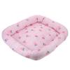 BUGUUYO Ice Silk Cooling Pad for Dogs and Cats, Washable Portable Cooling Cushion for Indoor and Outdoor Use, Travel and Pet Crates, Cherry view 1