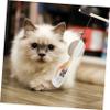 Abaodam Interactive Cat Teaser with Cotton Rope, Feather, and Bell view 2