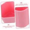 Red Silicone Ice Facial Roller with Handle view 3
