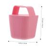 Red Silicone Ice Facial Roller with Handle view 4