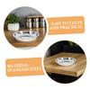 Supvox Stainless Steel Cat Bowl with Optimal Capacity, Easy to Clean, Shallow Food Bowl for Cats and Puppies, Silver view 3