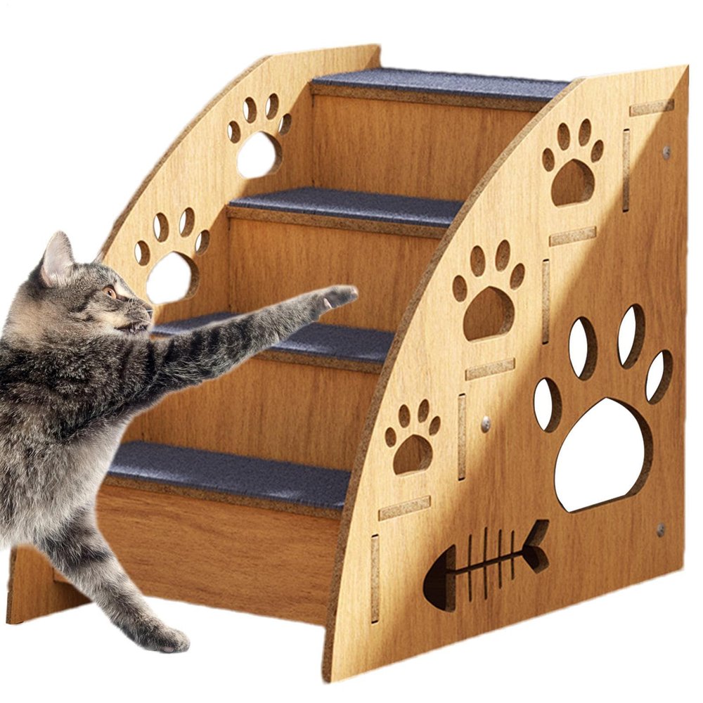 Pet Steps for Cats | Wooden Ramp for Dogs | Staircase