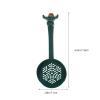 Milisten Plastic Small Animal Scoop, Ergonomic, 2-Pack, Green view 2
