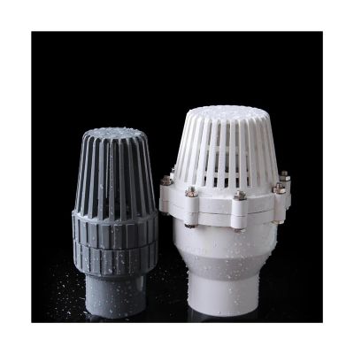 BTYKUYOO 1-Piece PVC Bottom Check Valve for Aquarium Water Pump Inlet/Outlet, Inner Diameter 90 mm, White