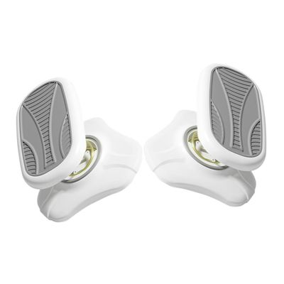 Beaupretty 2-Piece Adjustable, Non-Slip Footrest for Office and Home, White