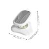 Beaupretty 2-Piece Adjustable, Non-Slip Footrest for Office and Home, White view 2