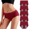 Aocase 5-Pack Period Underwear for Women, High-Absorbency Incontinence Briefs, Day and Night Protection, High-Waisted Menstrual Underwear for Teens, N20, XL view 1