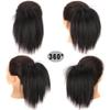 Synthetic Elastic Band Messy Bun Hairpiece for Women, Straight Donut Scrunchie Chignon, Daily Use (60) view 4