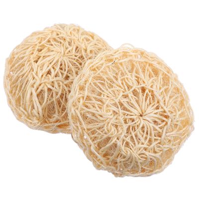 CTIRCHIU 2-Pack Sisal Shower Balls for Gentle Exfoliation and Comfortable Cleaning