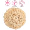 CTIRCHIU 2-Pack Sisal Shower Balls for Gentle Exfoliation and Comfortable Cleaning view 3