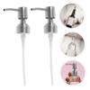 Homoyoyo 2-Pc. Stainless Steel Replacement Pump Heads for Shampoo and Lotion Bottles view 3