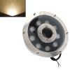 Acouto LED Fountain Light, Stainless Steel, High Brightness, Submersible, 9W Warm White view 4