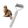 Double-Sided Dog Dematting and Detangling Comb view 1