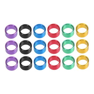 BESPORTBLE Colorful Aluminum Leg Bands for Bird Identification, 18 Pieces