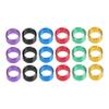 BESPORTBLE Colorful Aluminum Leg Bands for Bird Identification, 18 Pieces view 1