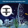 Aquarium Air Valve, PVC T-Shaped Air Valve view 2