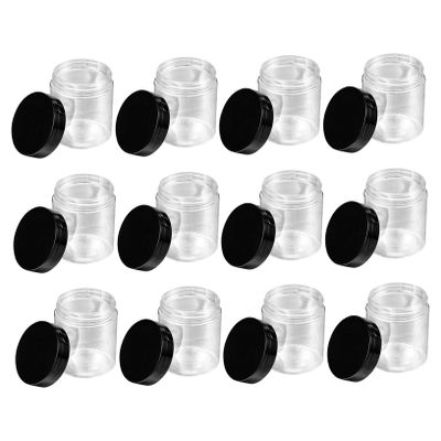 140 ml PET Cream Jar, Black Cosmetic Container