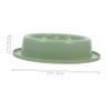 Dog Bowl with Anti-Gulping Design, Slow Feeder, Green view 2