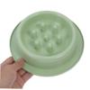Dog Bowl with Anti-Gulping Design, Slow Feeder, Green view 3