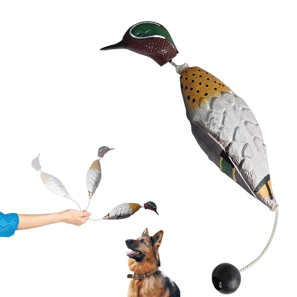 Dog Bumpers for Water Retrieving | Hunting Retriever Training Toy | Scented Floating Decoy for Large, Medium, and Small Puppies