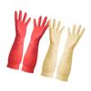 TOPPERFUN 2 Pairs Reusable Latex Kitchen Gloves for Household Use view 1