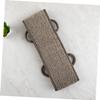 2-Piece Ramie Exfoliating Back Scrubber Set for Shower, Coffee Color view 4