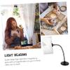 Hands-Free Black Table Magnifier with Flexible Stand, 4 Pieces view 4