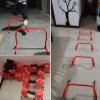 Football Hurdles, 5-Piece Dog Training Hurdle Set, Adjustable Heights view 2