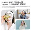 Veemoon 3-Piece Black Facial Cleansing Brushes with Handles view 2