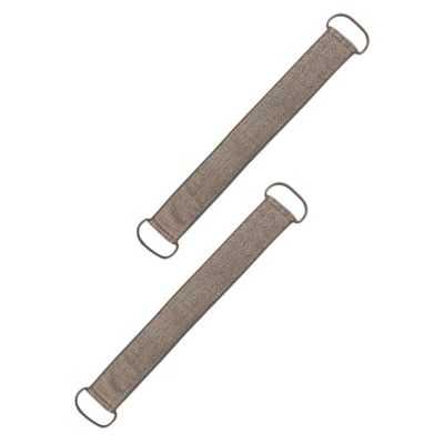 Gogogmee Ramie Shower Scrubbers, 2-Pack, with Thick Handles and Long Straps for Comfortable Skin Cleansing and Back Massage