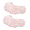 Veemoon Jade Eye Masks, Skin-Friendly and Reusable, 2 Pieces, Natural Jade Cooling Facial Mask, Professionally Polished for Travel and Sleep view 1