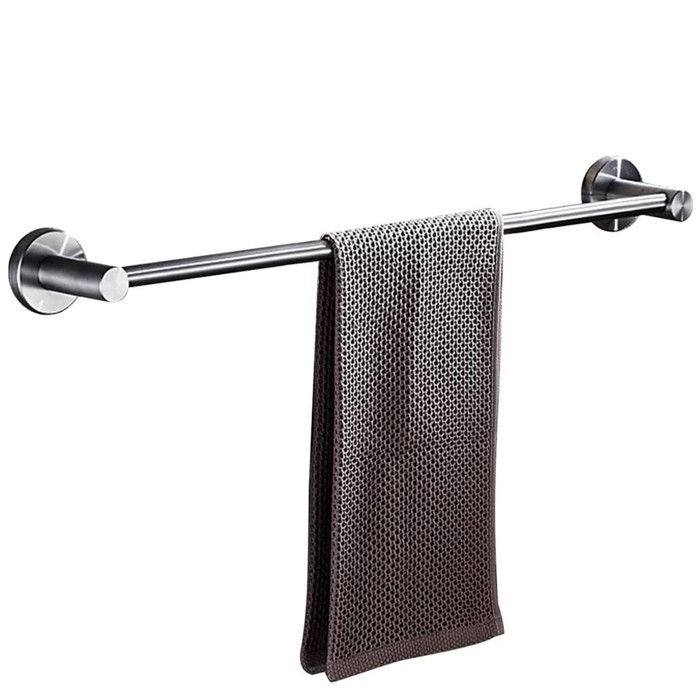 Modern Stainless Steel Towel Rack, Wall-Mounted, 100 cm